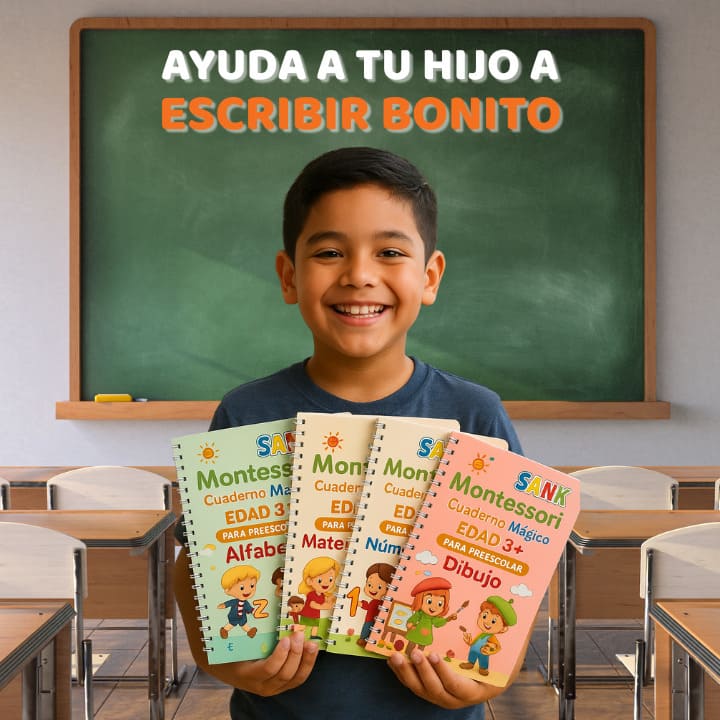 🌟 Set de 4 Libros Mágicos + Cuaderno Digital Caligrafía Avanzada ¡GRATIS!